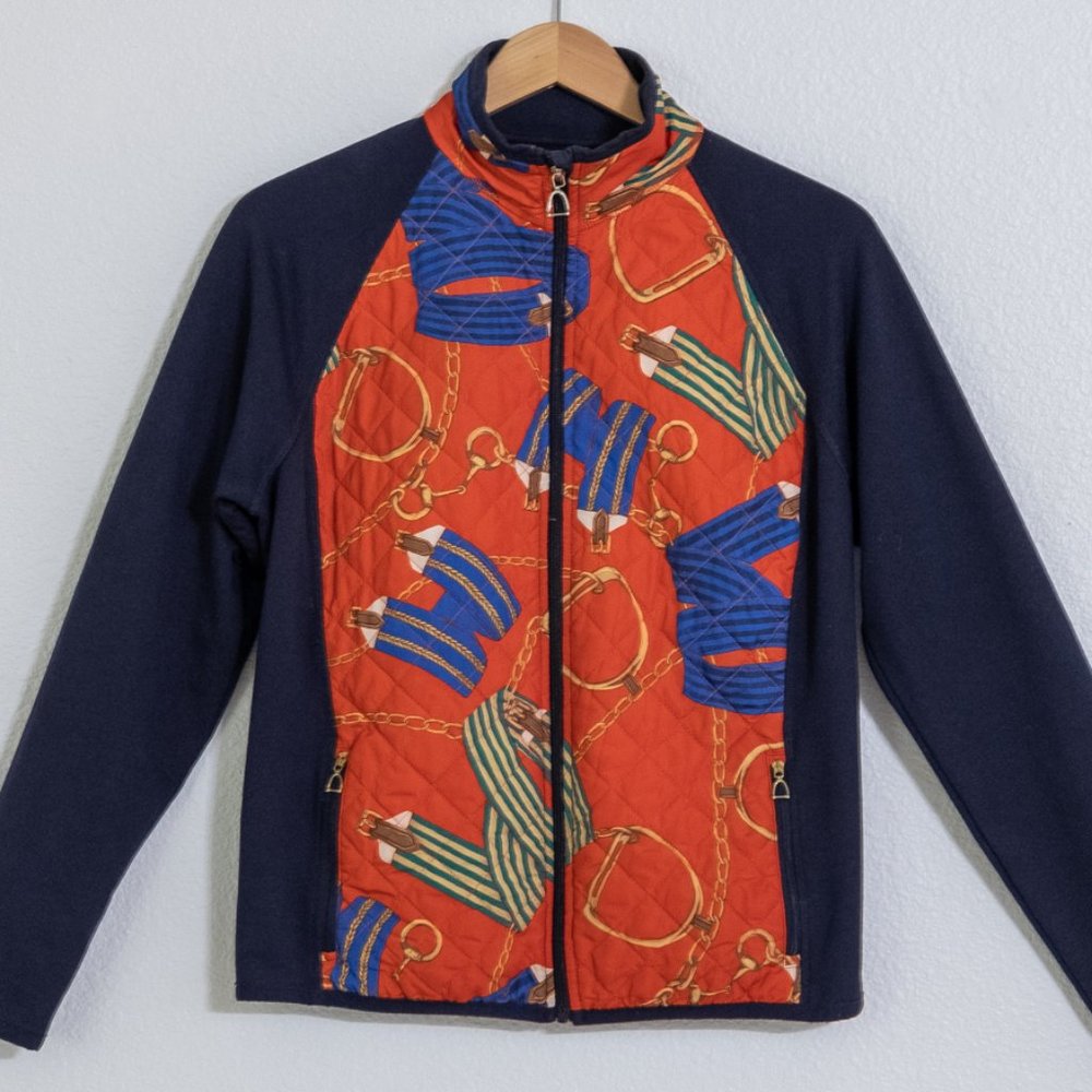 Vintage Ralph Lauren Active Women's Quilted Equestrian 90's Jacket, Large